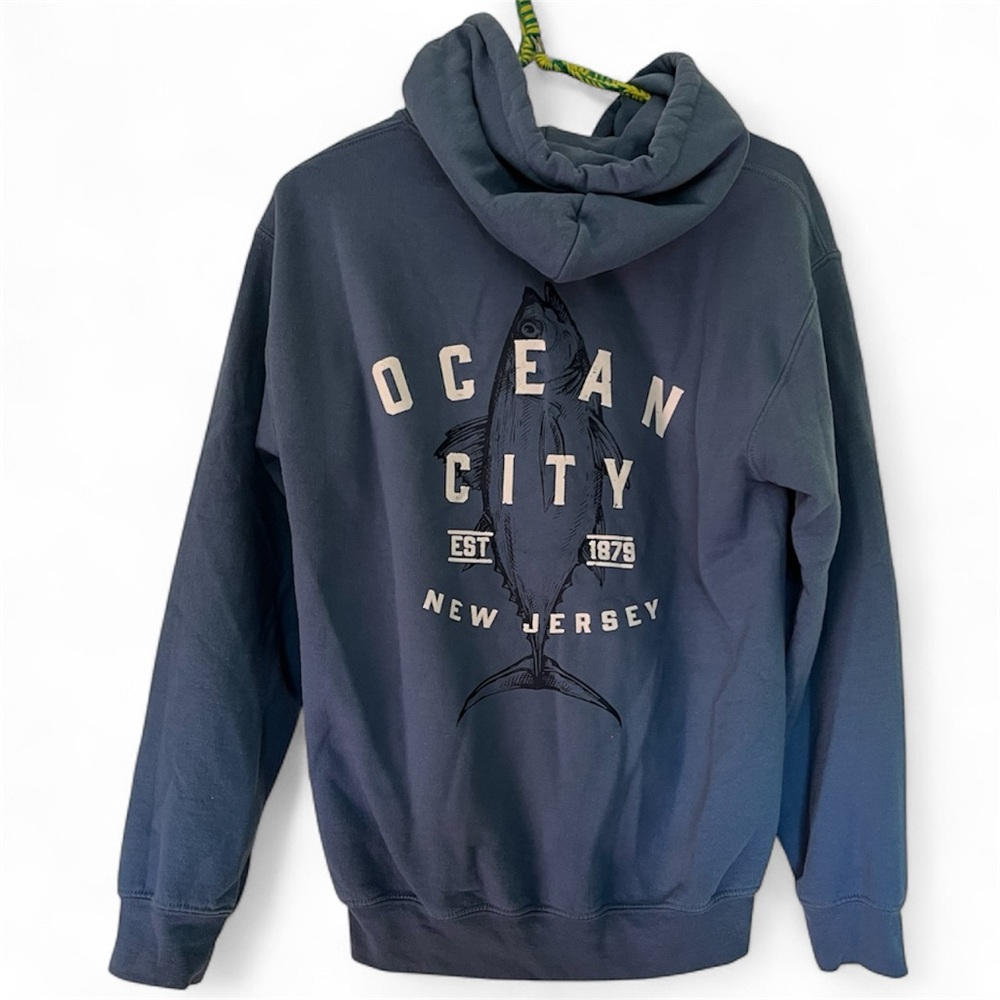 Gildan Blue Ocean City, NJ Hoodie